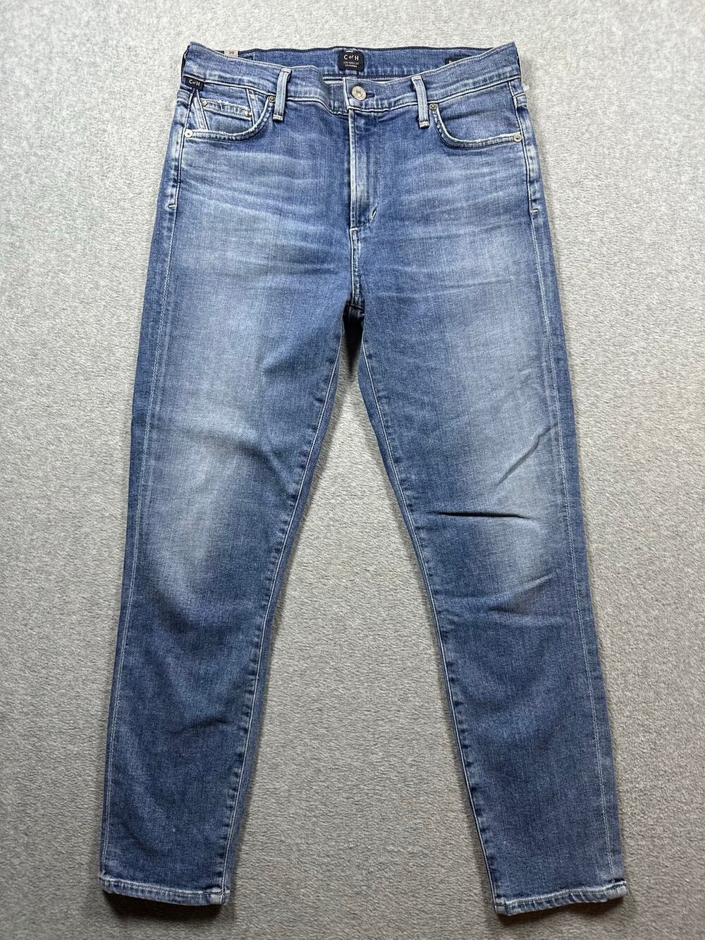 Citizens of Humanity Rocket Crop High Rise Skinny Jeans Women's SZ 28 Blue Denim